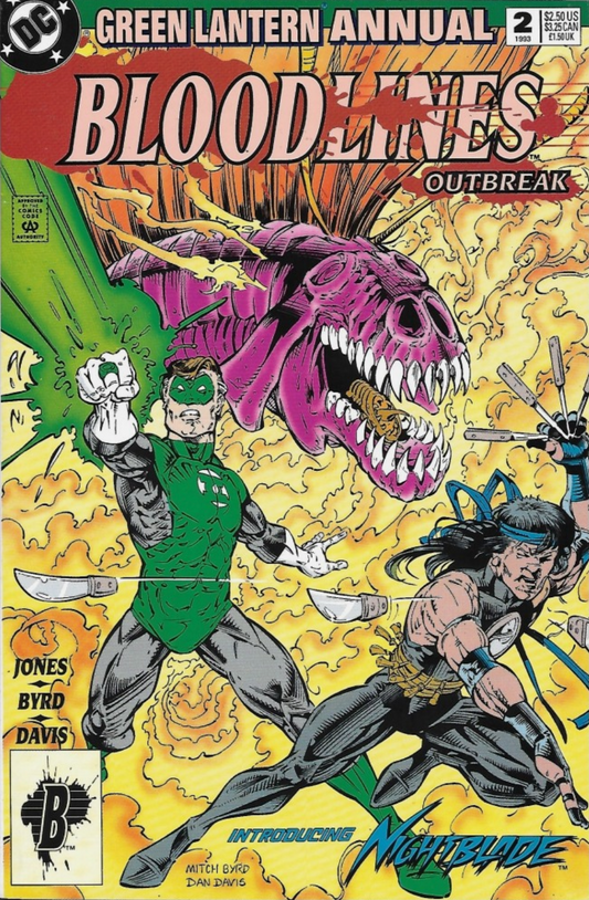GREEN LANTERN ANNUAL #2 BLOODLINES OUTBREAK 1993 Green Lantern DC COMICS