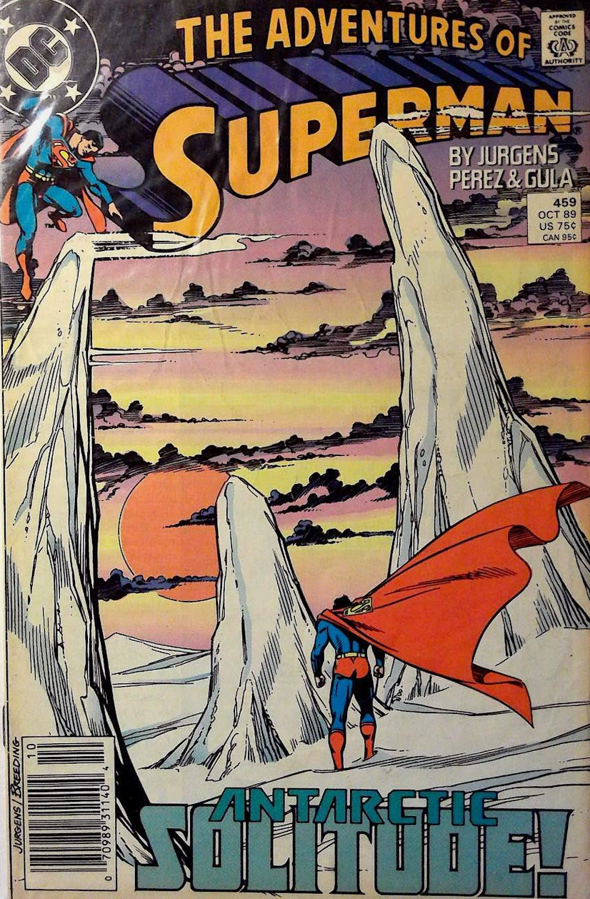ADVENTURES OF SUPERMAN #459 1989 NEWSSTAND