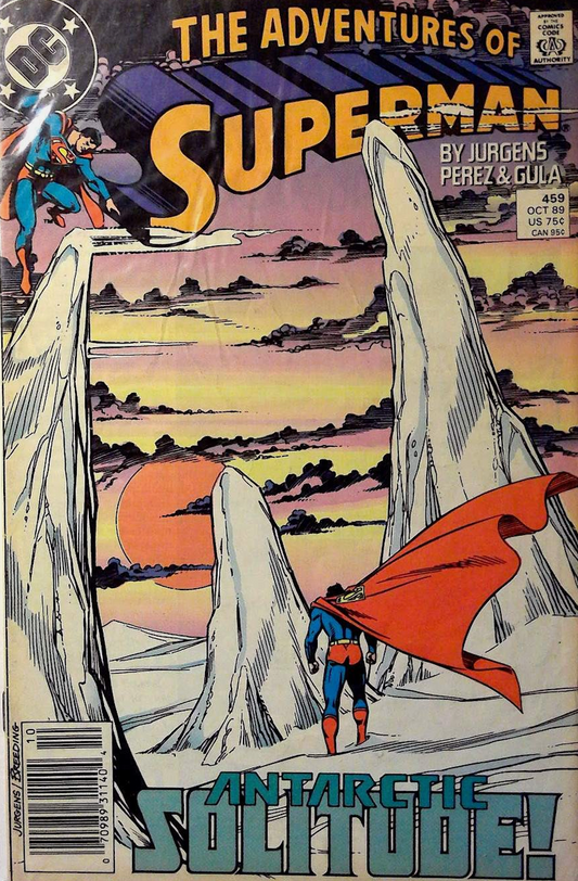 ADVENTURES OF SUPERMAN #459 1989 NEWSSTAND Superman DC COMCS