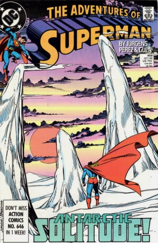 ADVENTURES OF SUPERMAN #459 1989 Superman DC COMCS