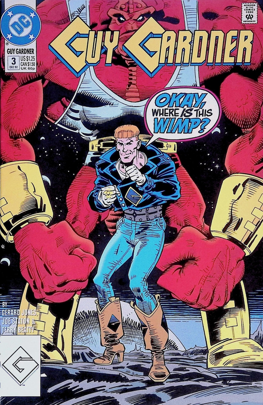 GUY GARDNER #3 1992 Green Lantern DC COMICS