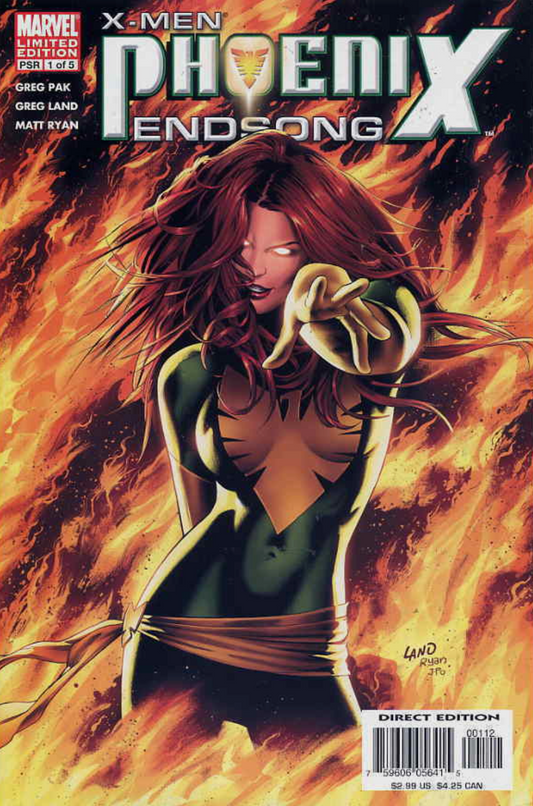 X-MEN PHOENIX ENDSONG #1 GREEN COSTUME VARIANT 2005 X-Men MARVEL COMCS