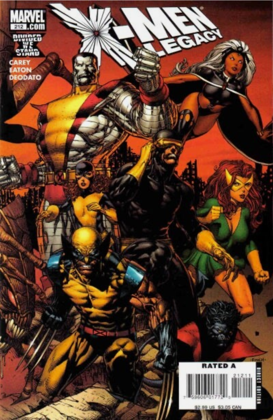 X-MEN LEGACY #212 2008