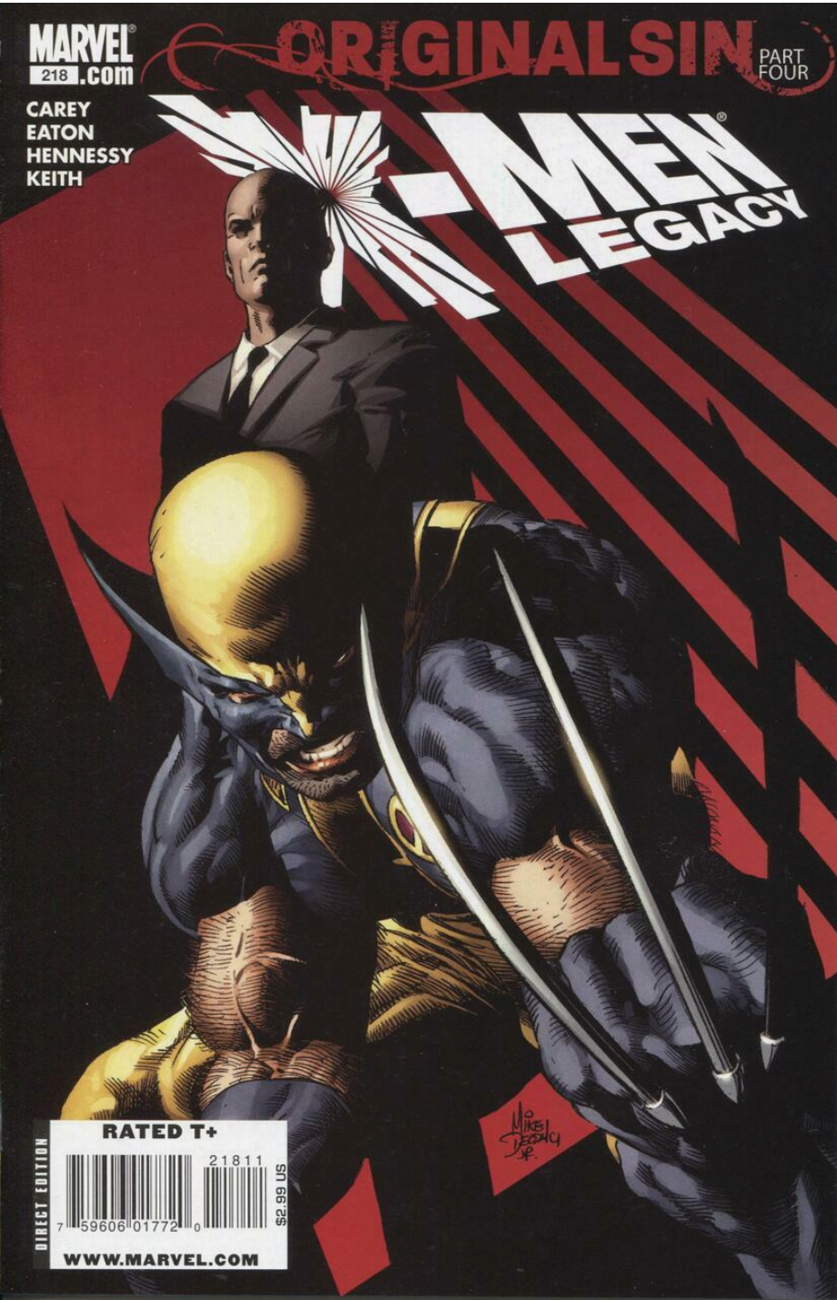 X-MEN LEGACY #218 2008
