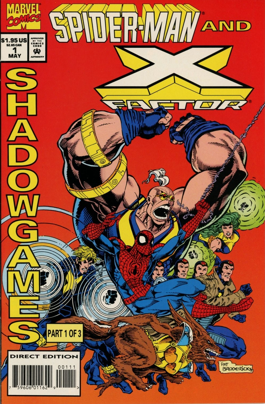 SPIDER-MAN AND X-FACTOR #1 SHADOWGAMES 1994