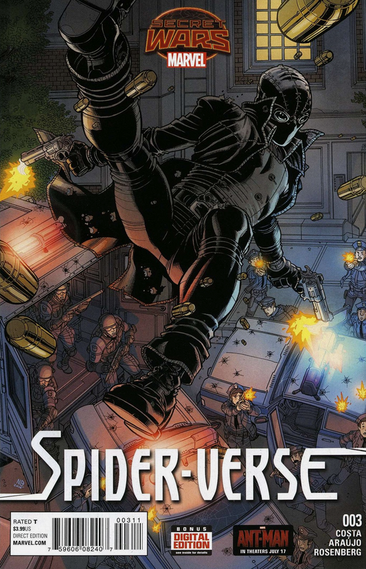 SPIDER-VERSE #3 SPIDER-MAN NOIR SECRET WARS 2015