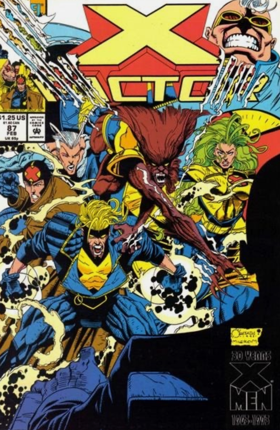 X-FACTOR #87 1993 X-Factor MARVEL COMICS