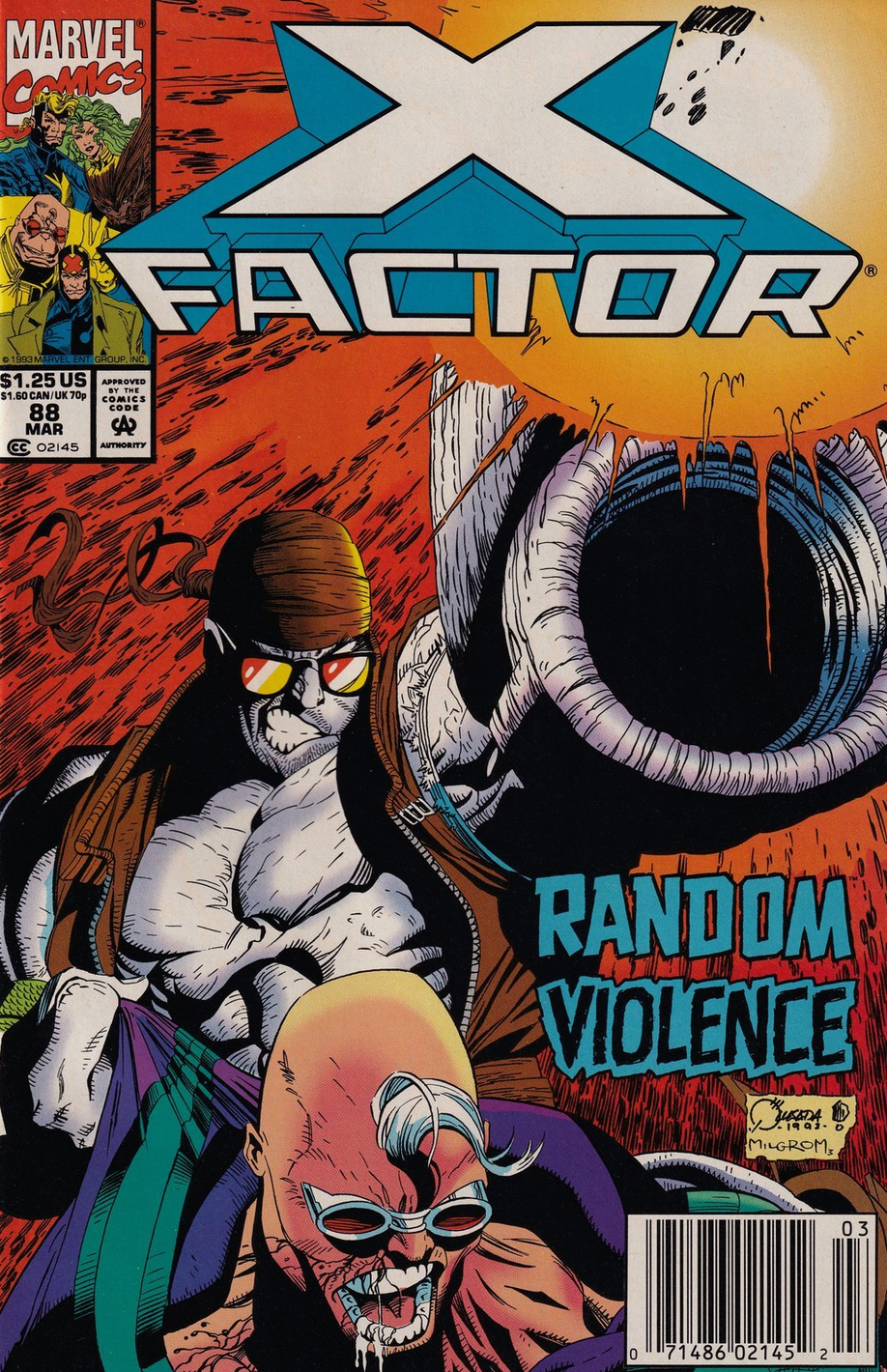 X-FACTOR #88 1993 NEWSSTAND X-Factor MARVEL COMICS