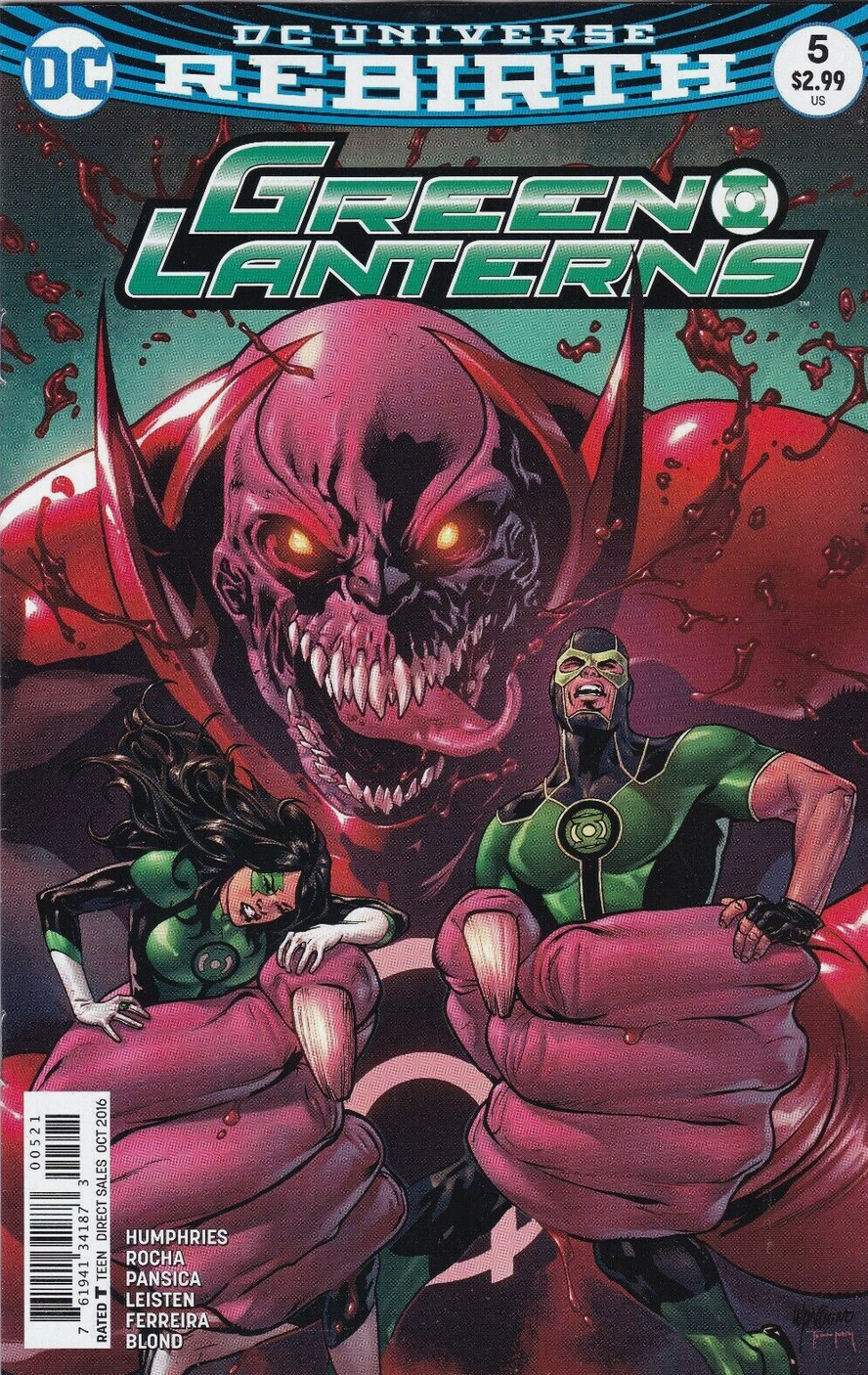 GREEN LANTERNS REBIRTH #5 VARIANT 2016 Green Lantern DC COMICS