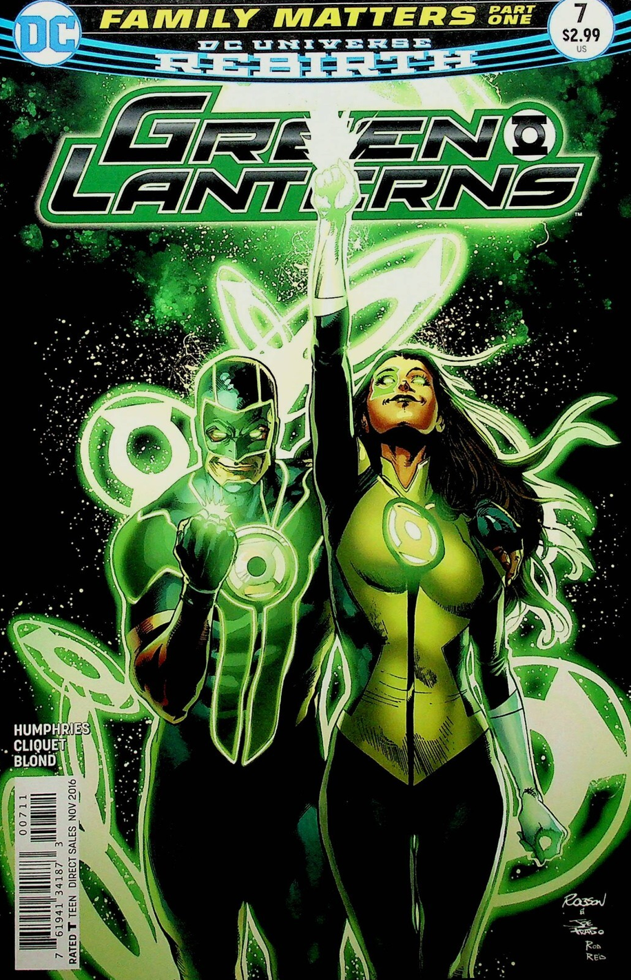 GREEN LANTERNS REBIRTH #7 2016 Green Lantern DC COMICS
