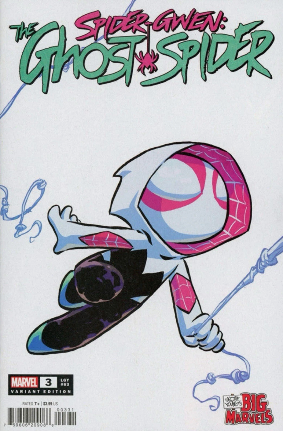 SPIDER-GWEN THE GHOST-SPIDER #3 YOUNG BIG MARVEL VARIANT 2024 Spider-Gwen MARVEL PRH