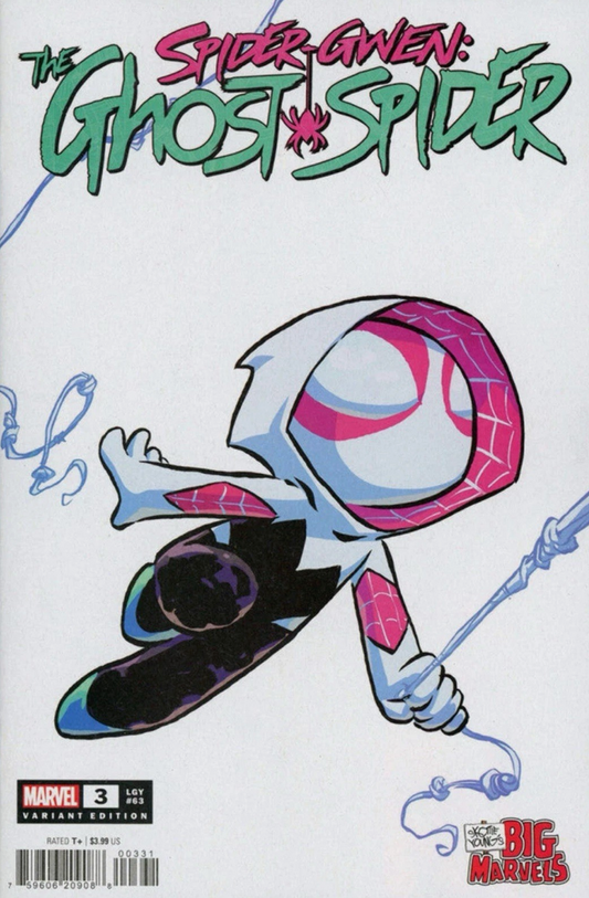 SPIDER-GWEN THE GHOST-SPIDER #3 YOUNG BIG MARVEL VARIANT 2024 Spider-Gwen MARVEL PRH