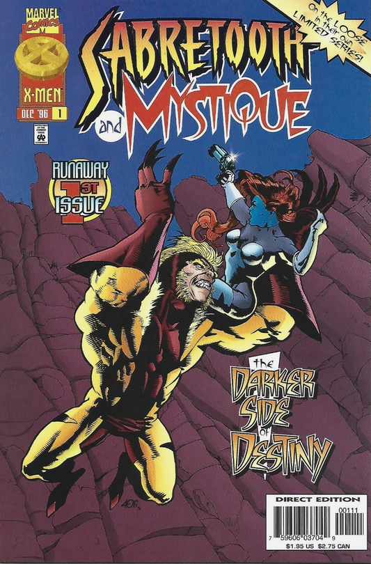 SABRETOOTH AND MYSTIQUE #1 1996 Sabretooth MARVEL COMICS