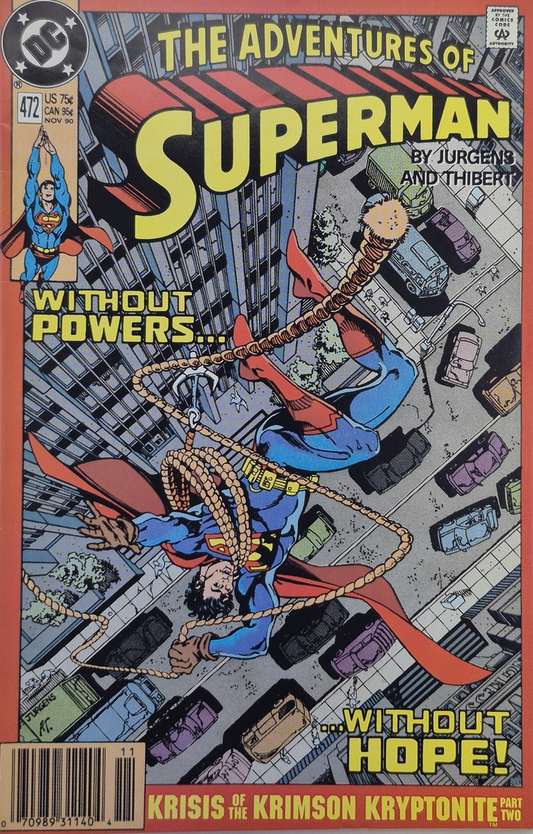 ADVENTURES OF SUPERMAN #472 1990 NEWSSTAND