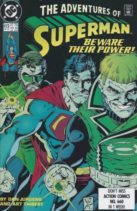 ADVENTURES OF SUPERMAN #473 1990