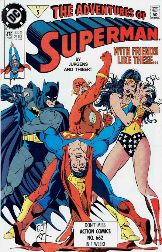 ADVENTURES OF SUPERMAN #475 1991