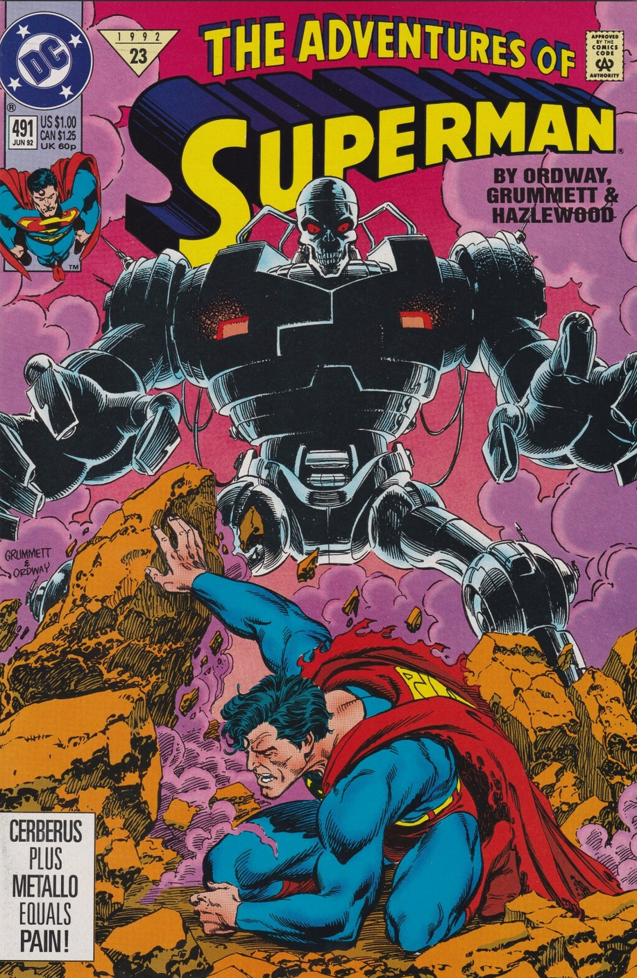 ADVENTURES OF SUPERMAN #491 1992 Superman DC COMCS