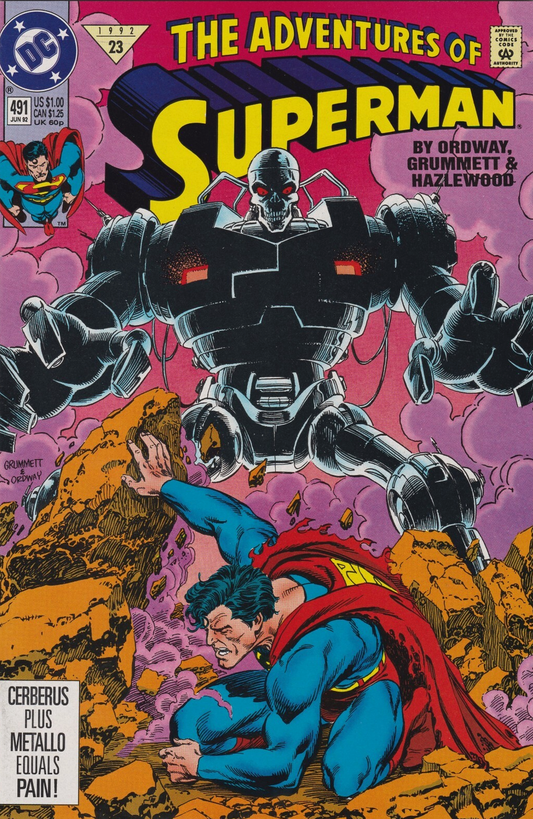 ADVENTURES OF SUPERMAN #491 1992 Superman DC COMCS
