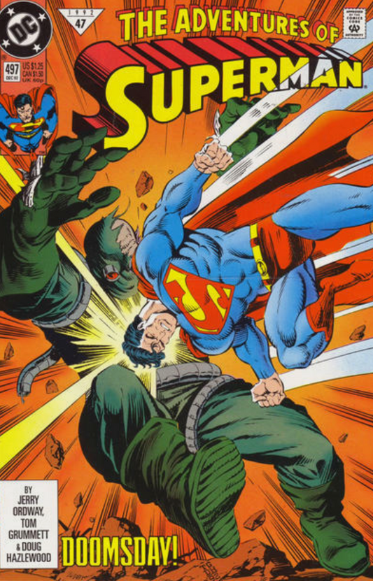 ADVENTURES OF SUPERMAN #497 1992 Superman DC COMCS
