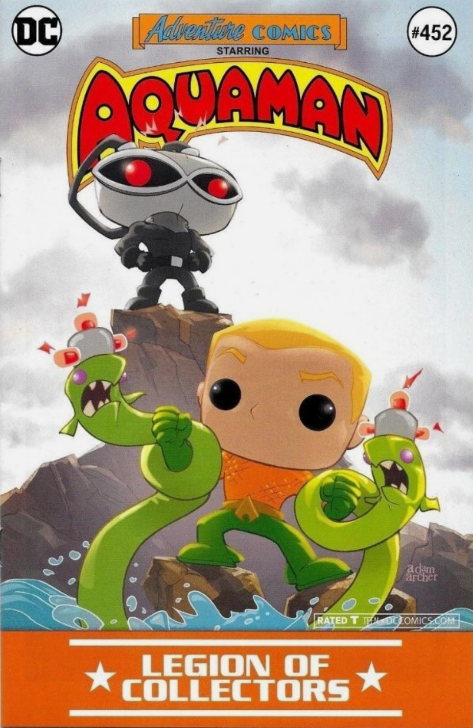 ADVENTURES COMICS #452 STARRING AQUAMAN LEGION OF COLLECTORS FUNKO VARIANT 2017