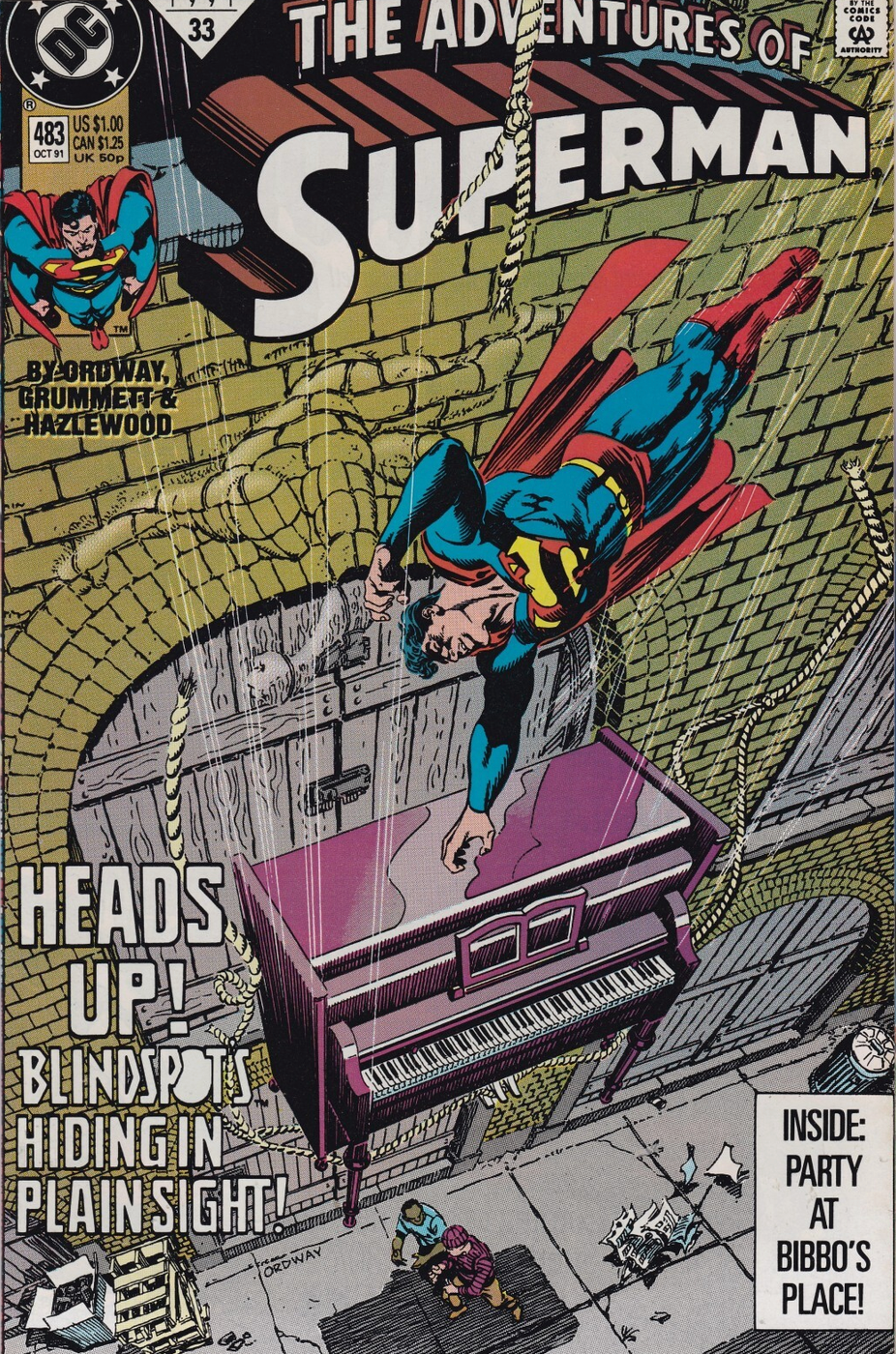 ADVENTURES OF SUPERMAN #483 1991 Superman DC COMCS