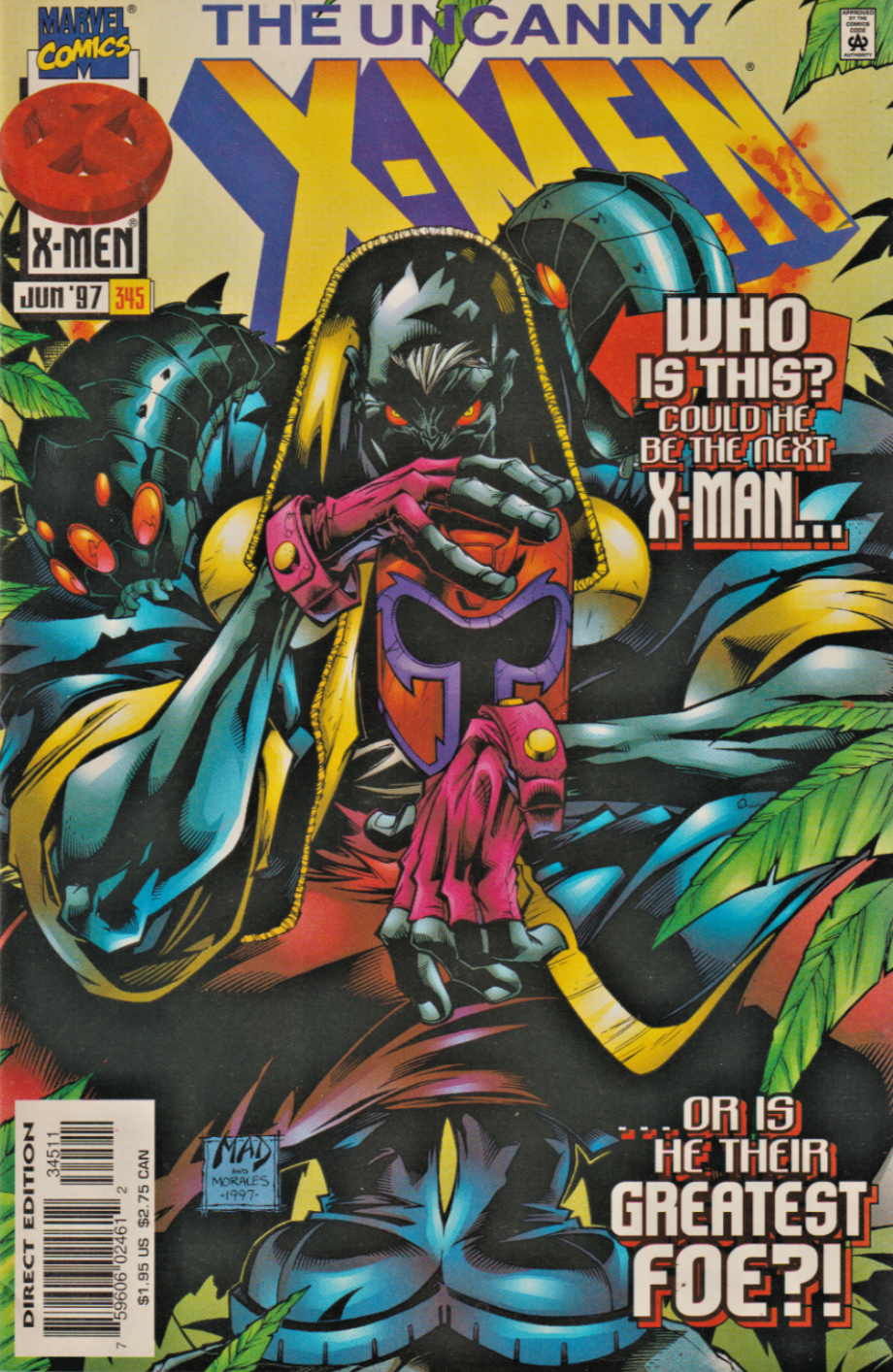 X-MEN #345 1997 (1ST APP MAGGOTT)