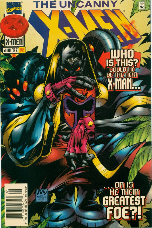 X-MEN #345 1997 (1ST APP MAGGOTT) NEWSSTAND X-Men MARVEL COMCS