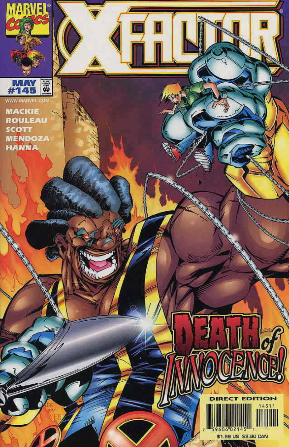 X-FACTOR #145 1997 X-Factor MARVEL COMICS