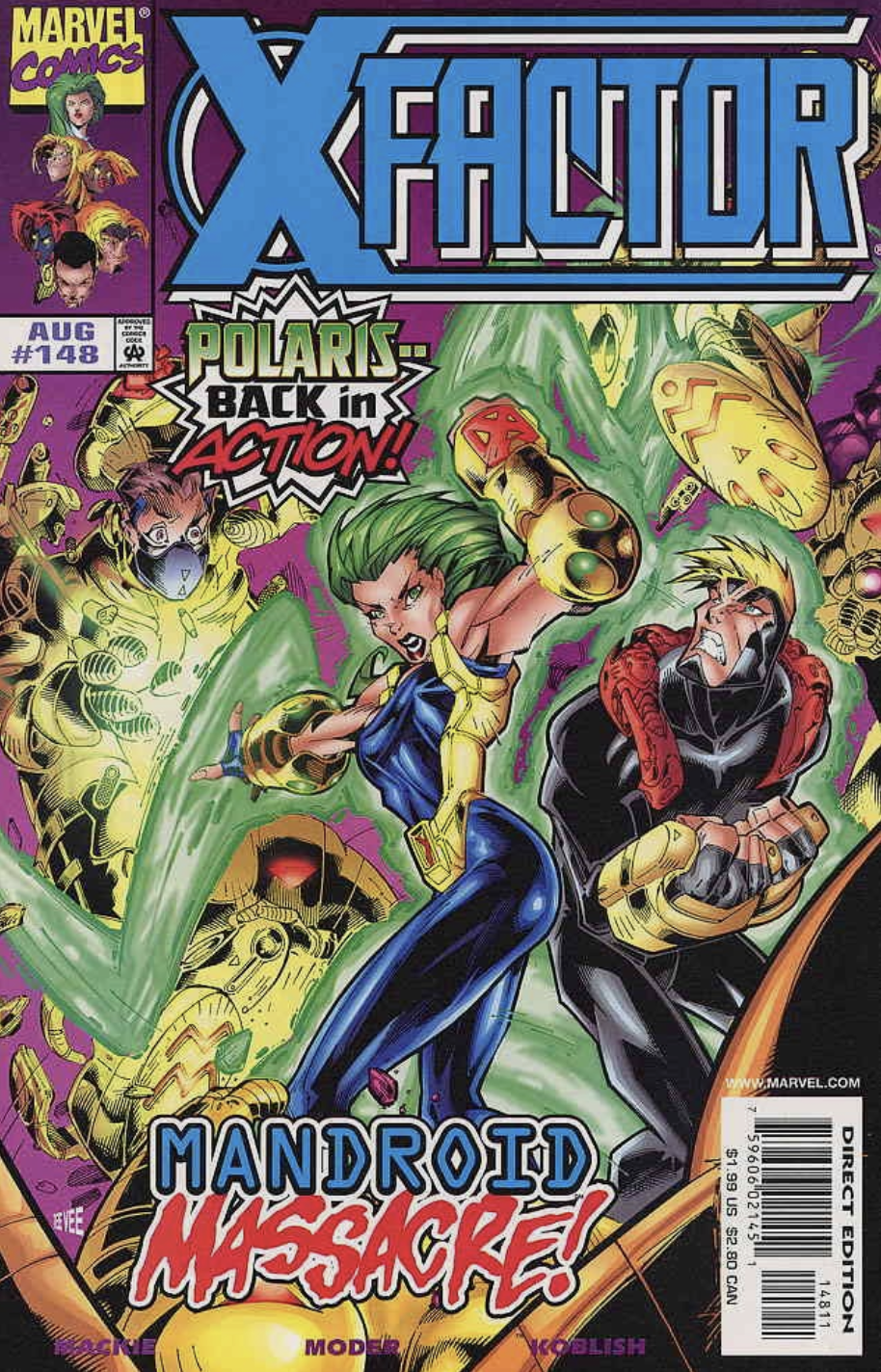 X-FACTOR #148 1998 X-Factor MARVEL COMICS