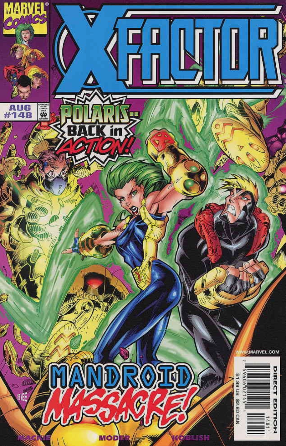 X-FACTOR #148 1998 X-Factor MARVEL COMICS
