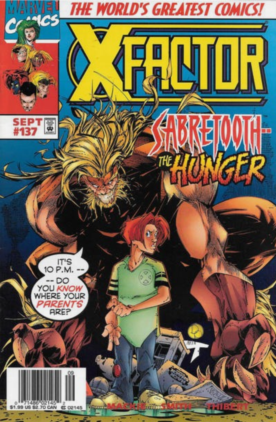 X-FACTOR #137 1997 NEWSSTAND