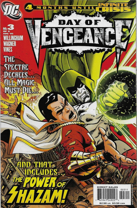 DAY OF VENGEANCE #3 SHAZAM THE SPECTRE 2005 DC COMICS
