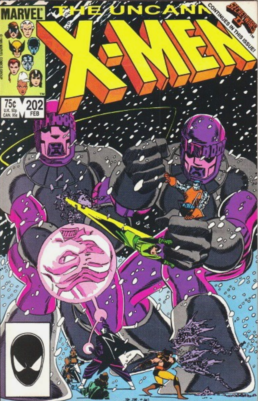 X-MEN #202 1986