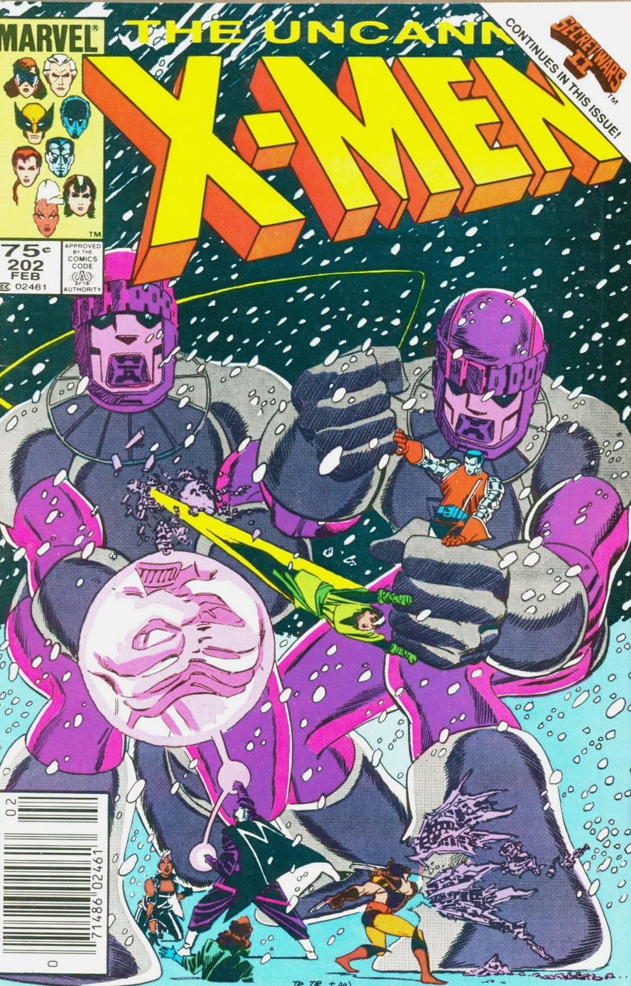 X-MEN #202 1986 NEWSSTAND