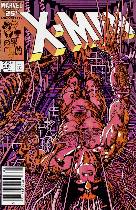 X-MEN #205 1986 (ORIGIN OF LADY DEATHSTRIKE) NEWSSTAND
