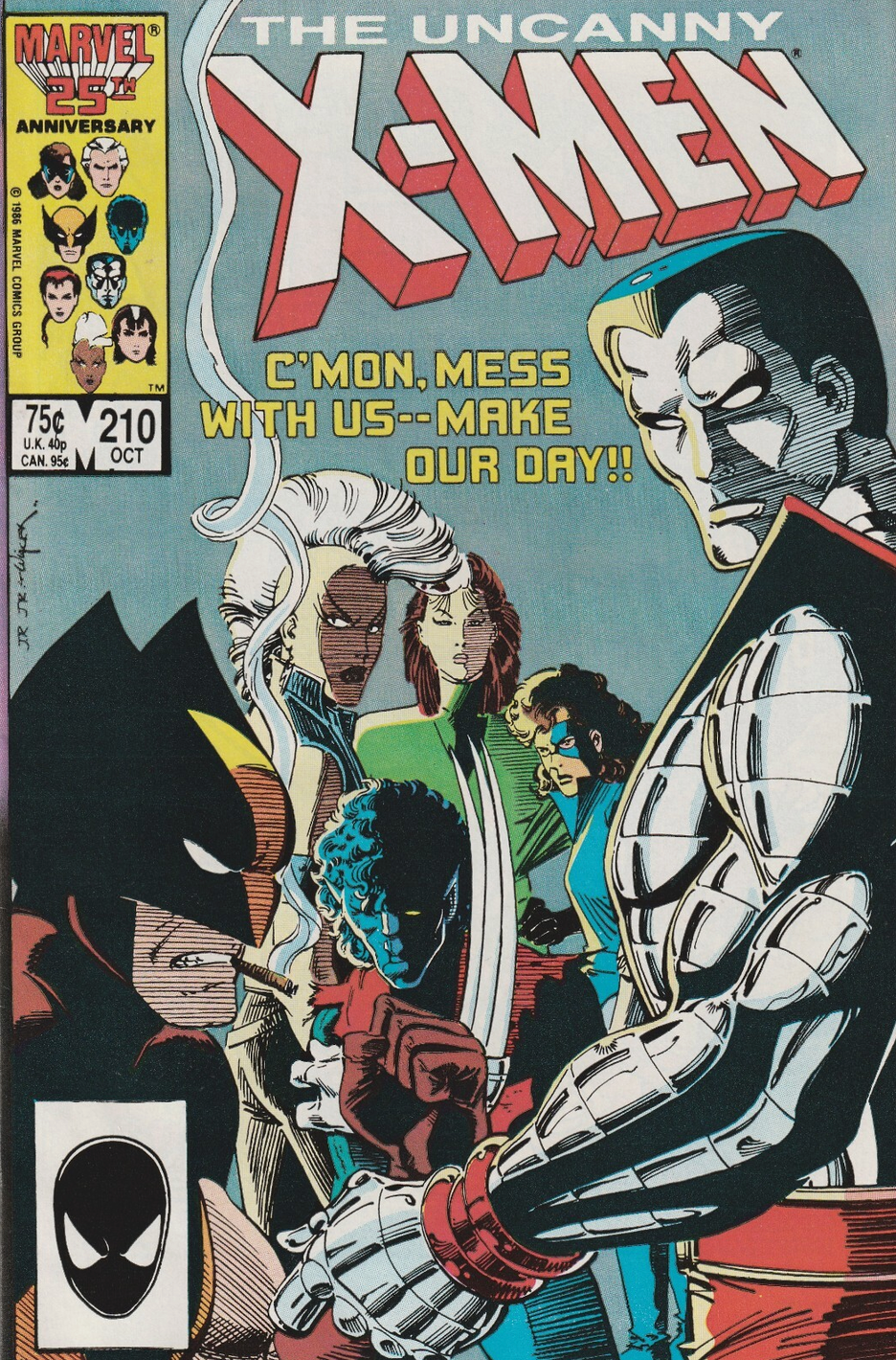 X-MEN #210 1986 (CAMEO MARAUDERS)
