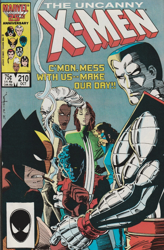X-MEN #210 1986 (CAMEO MARAUDERS) X-Men MARVEL COMCS