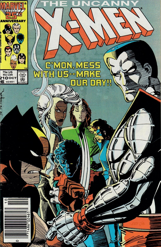 X-MEN #210 1986 (CAMEO MARAUDERS) NEWSSTAND X-Men MARVEL COMCS