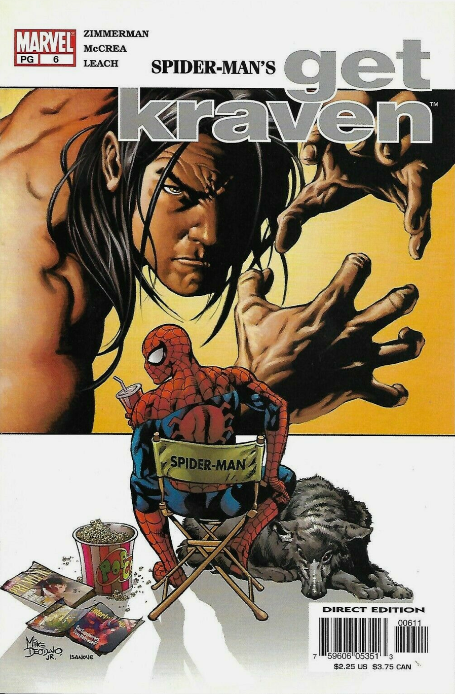 GET KRAVEN #6 HOMAGE 2002