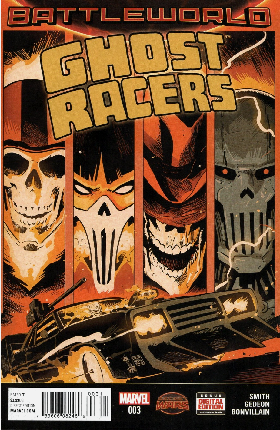 GHOST RACERS #3 BATTLEWORLD 2015