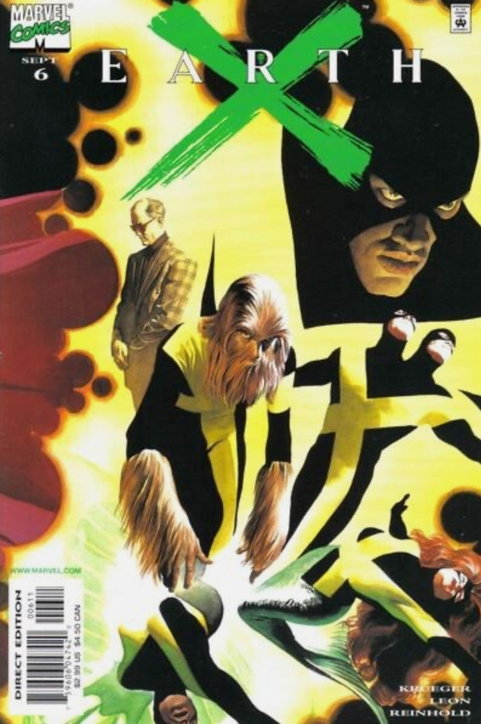 EARTH X #6 ALEX ROSS 1999 MARVEL COMCS