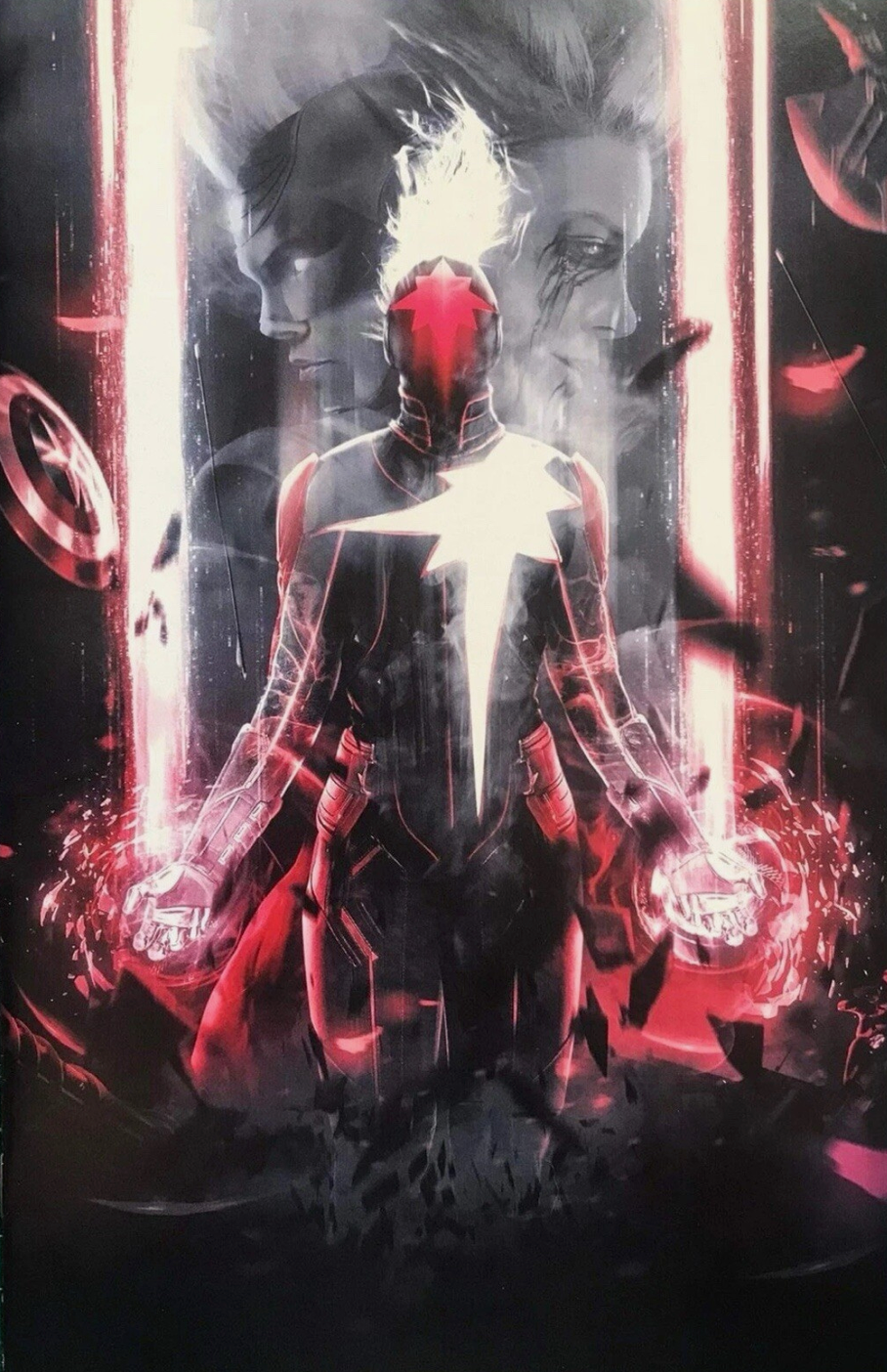 CAPTAIN MARVEL #16 BOSS LOGIC 1:50 VIRGIN VARIANT 2020 Captain Marvel MARVEL COMICS