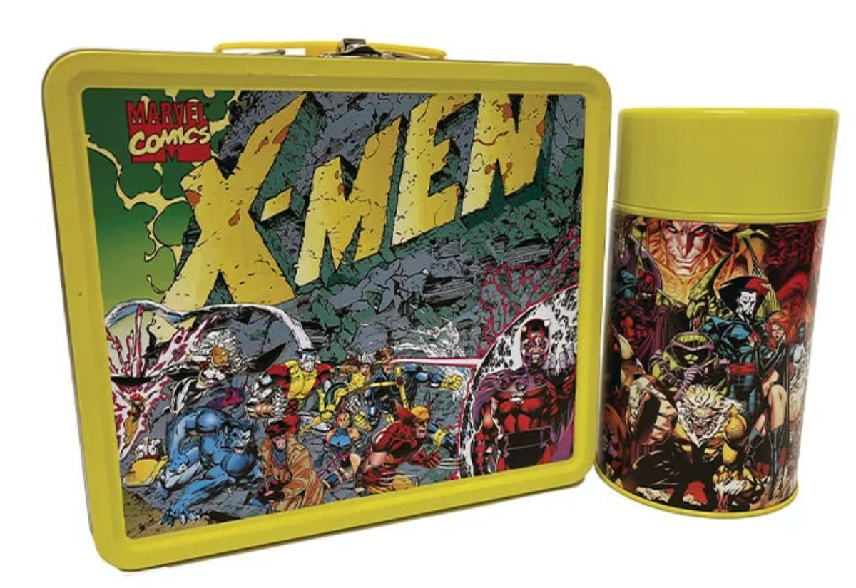 TIN TITANS MARVEL X-MEN PX EXCLUSIVE LUNCHBOX & BEVERAGE CONTAINER SURREAL ENTERTAINMENT