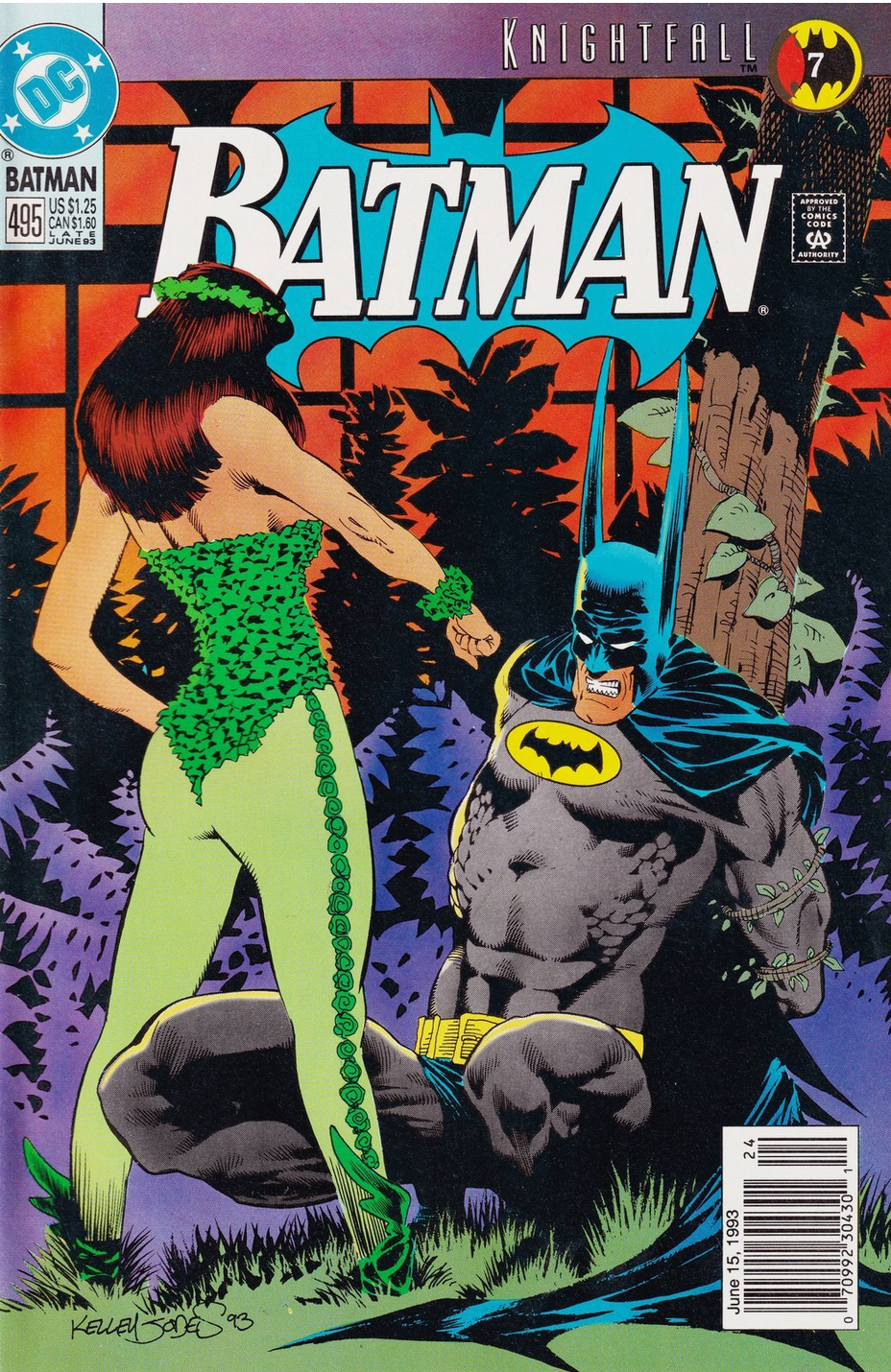 BATMAN #495 1993 KNIGHTFALL NEWSSTAND