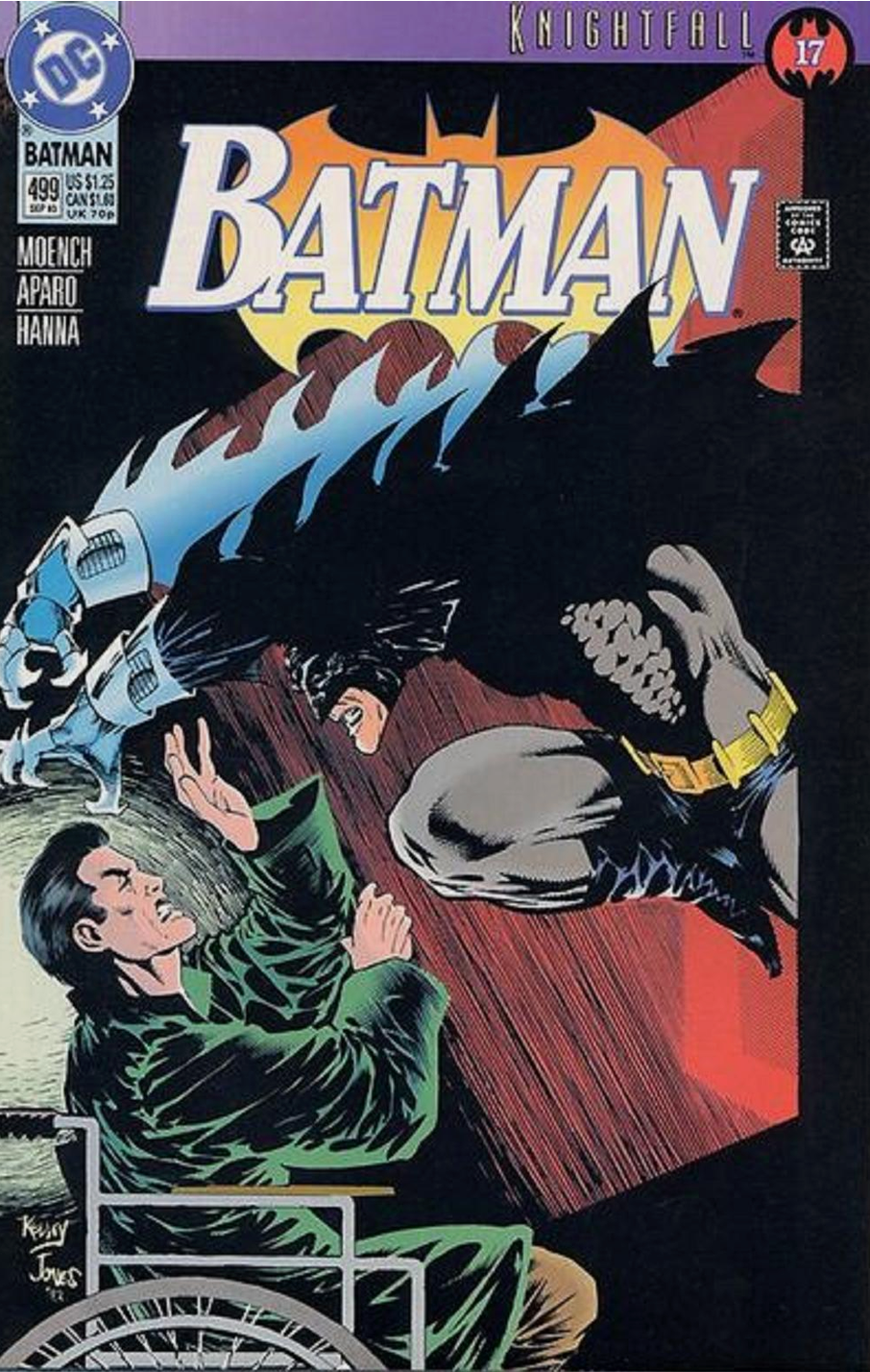 BATMAN #499 1993 KNIGHTFALL