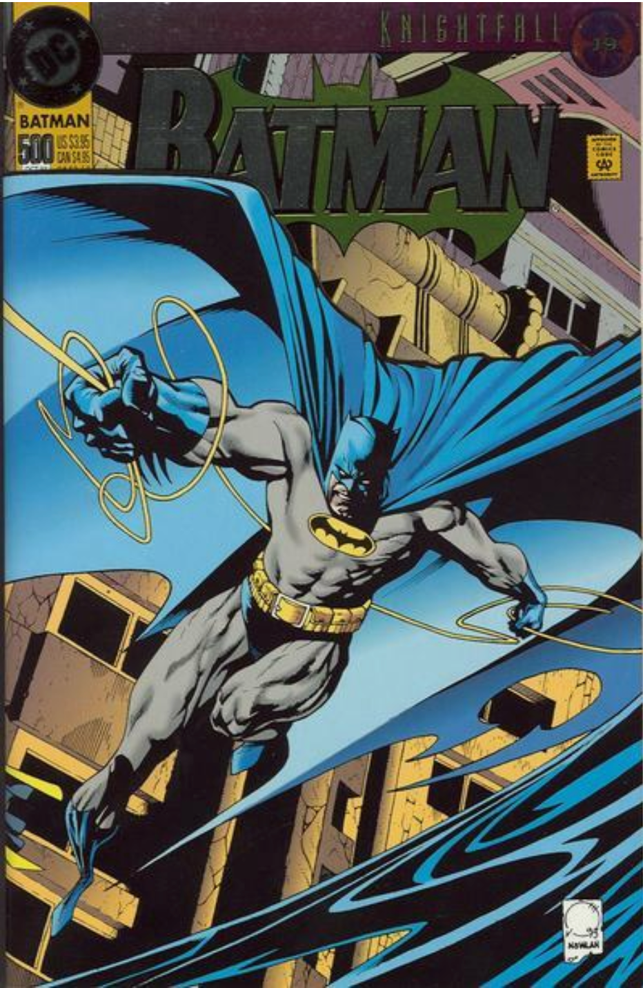 BATMAN #500 1993 FOIL KNIGHTFALL