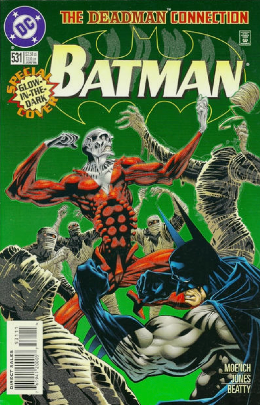 BATMAN #531 GLOW IN THE DARK 1996 Batman DC COMICS