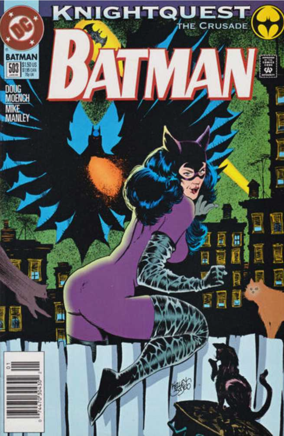 BATMAN #503 1994 KNIGHTQUEST NEWSSTAND Batman DC COMICS