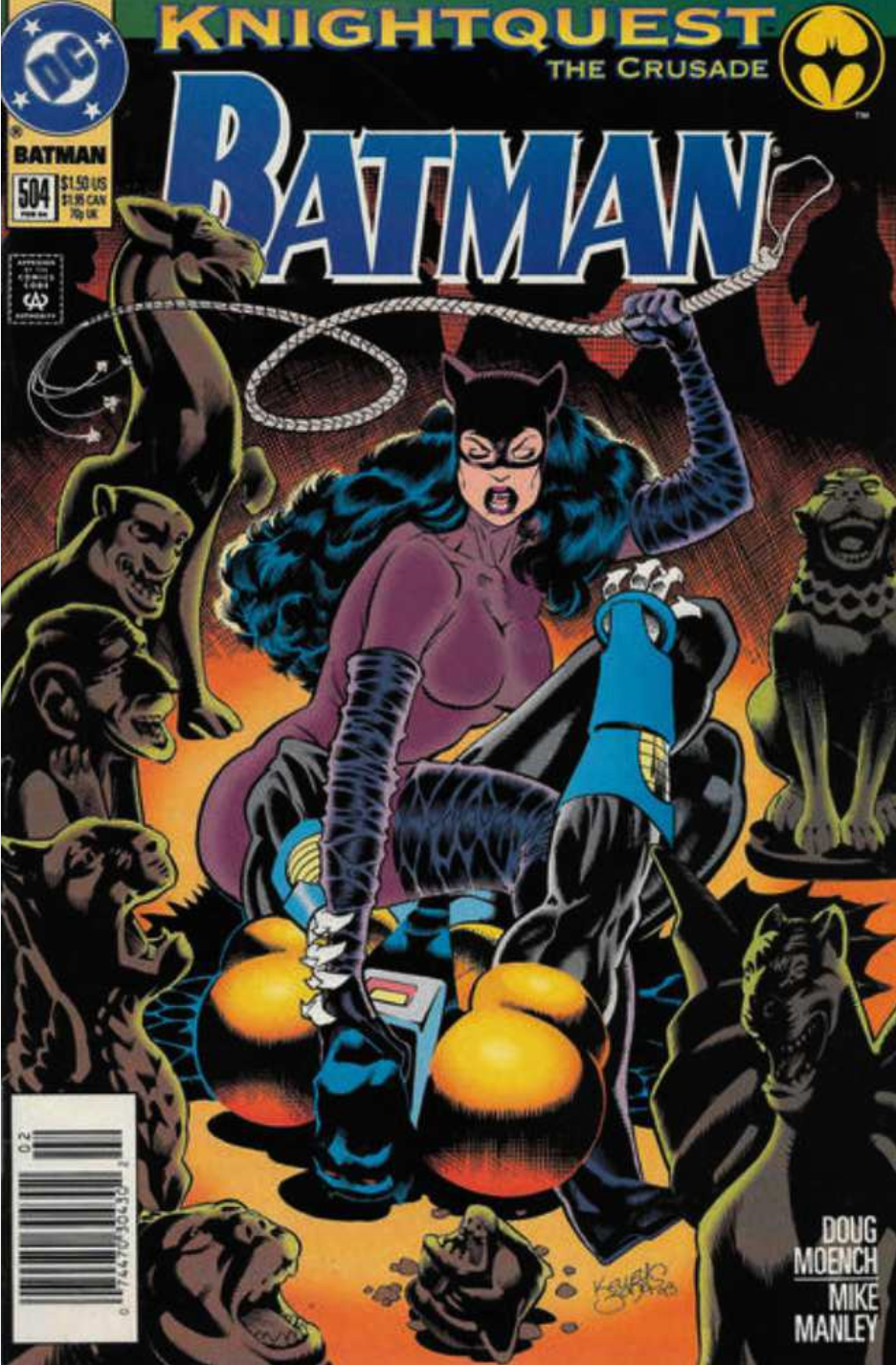 BATMAN #504 1994 KNIGHTQUEST NEWSSTAND Batman DC COMICS