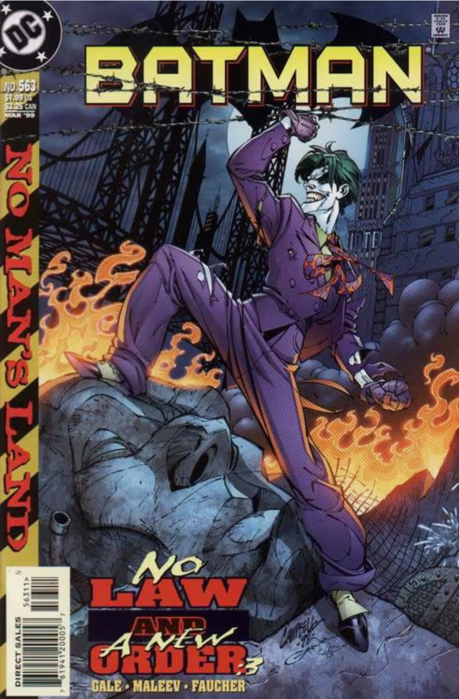 BATMAN #563 1999 J SCOTT CAMPBELL COVER